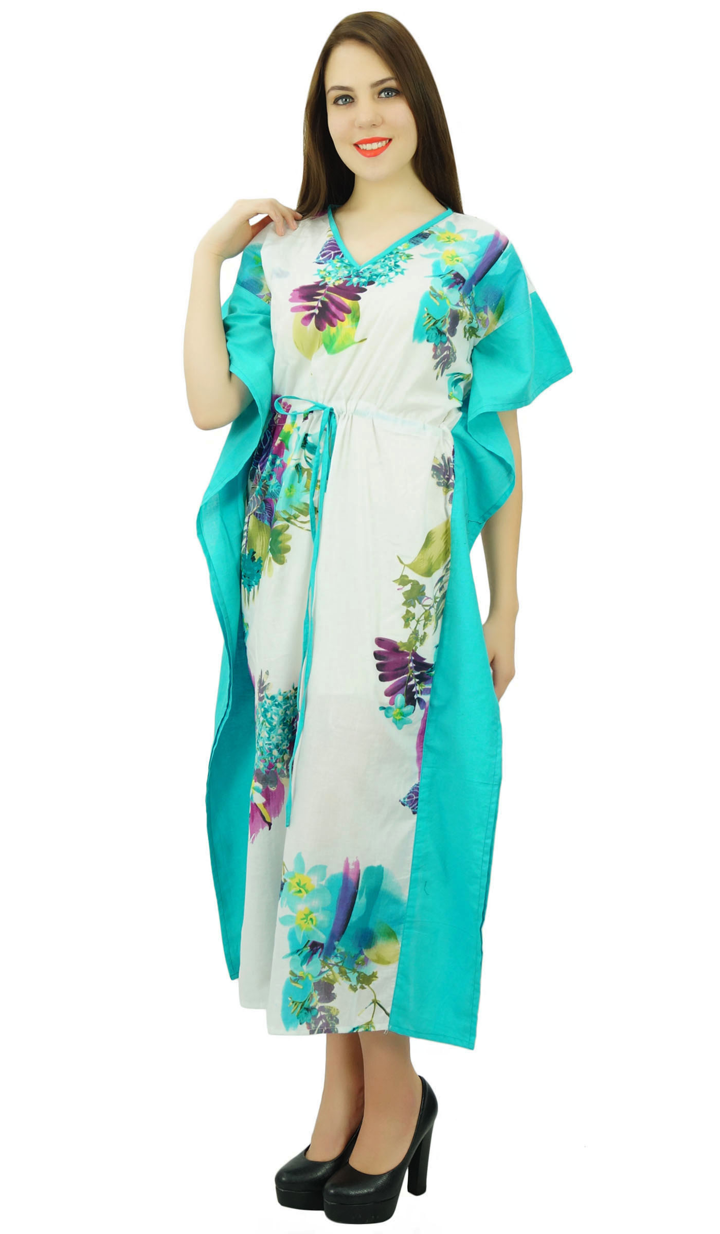 cotton kaftan night suit