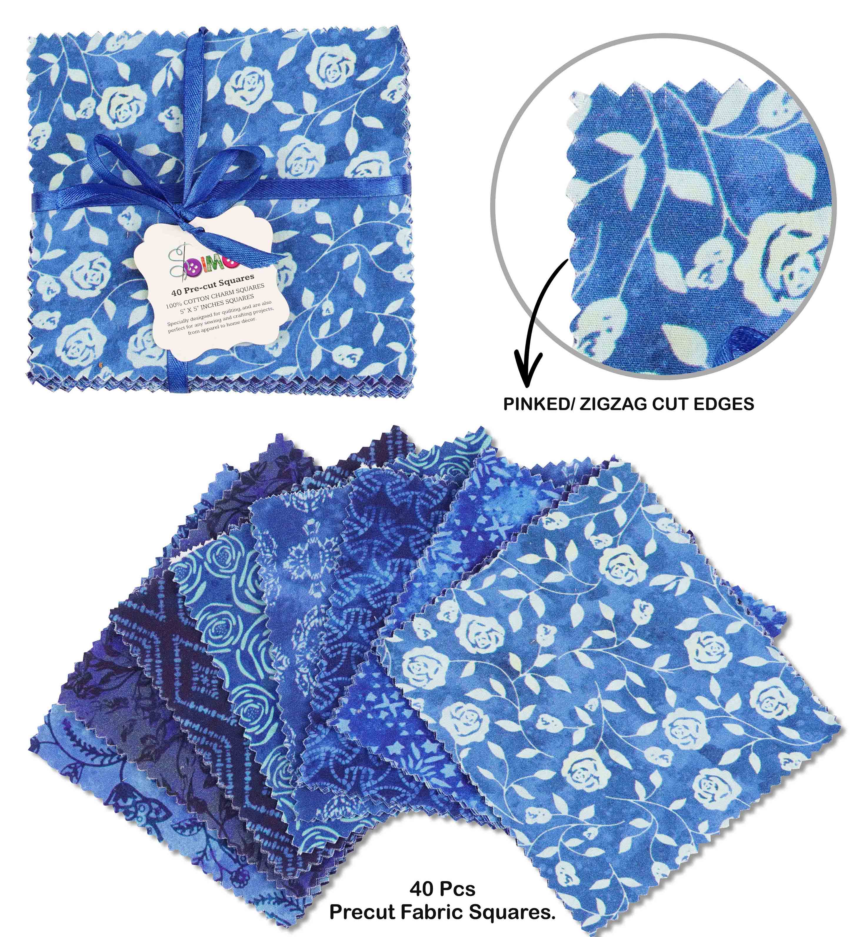 Soimoi Batik Print Precut 10inch Cotton Fabric Quilting SquaresnRc eBay