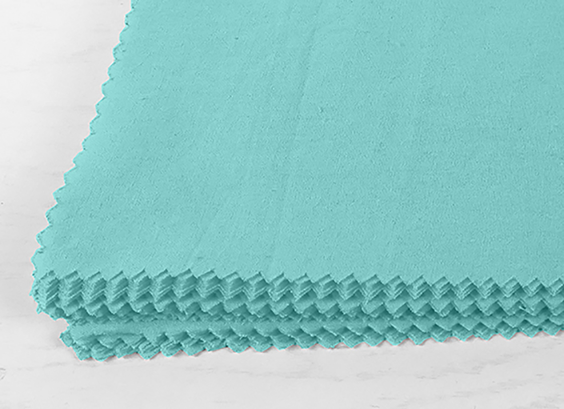Soimoi Solid Aqua Blue Precut 10Inch Cotton Fabric Bundle Quilting2zf