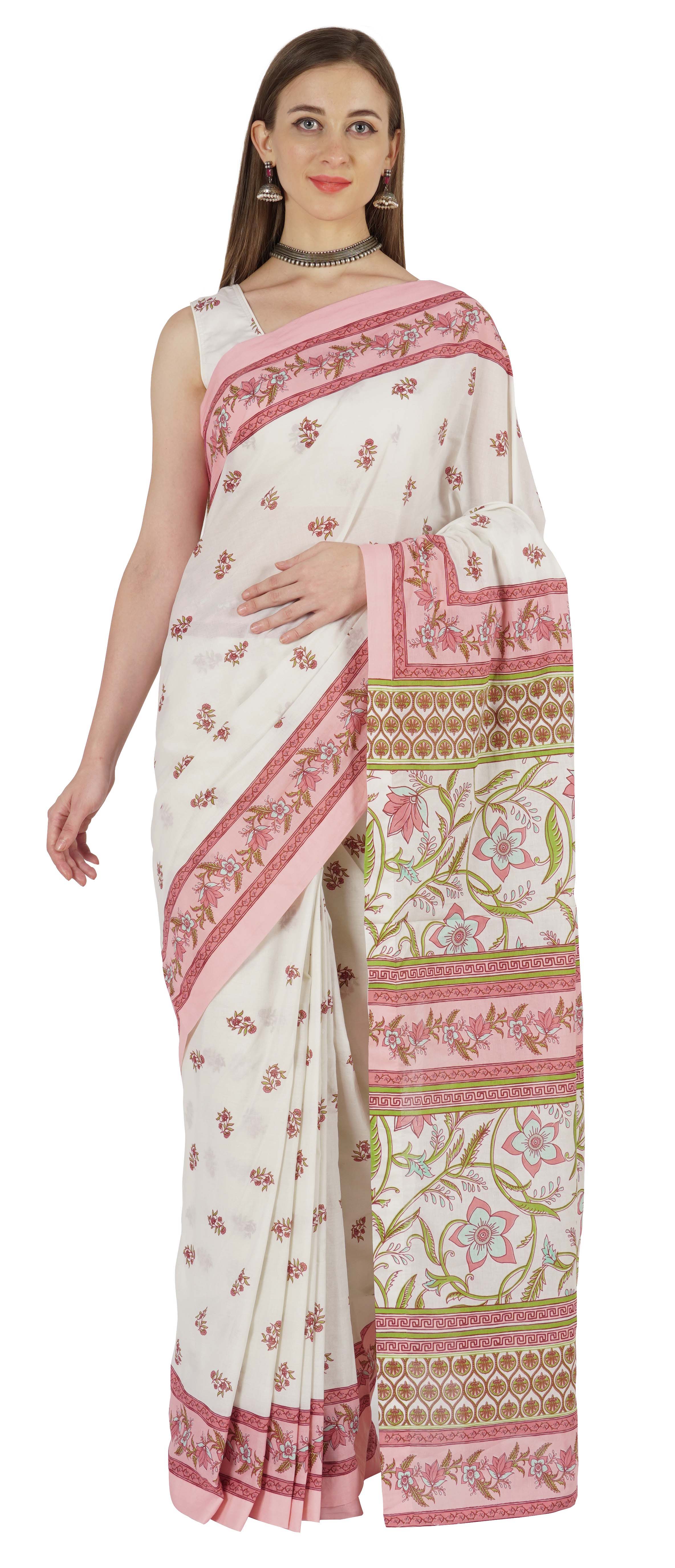 Atasi Indian Women Cotton Saree 