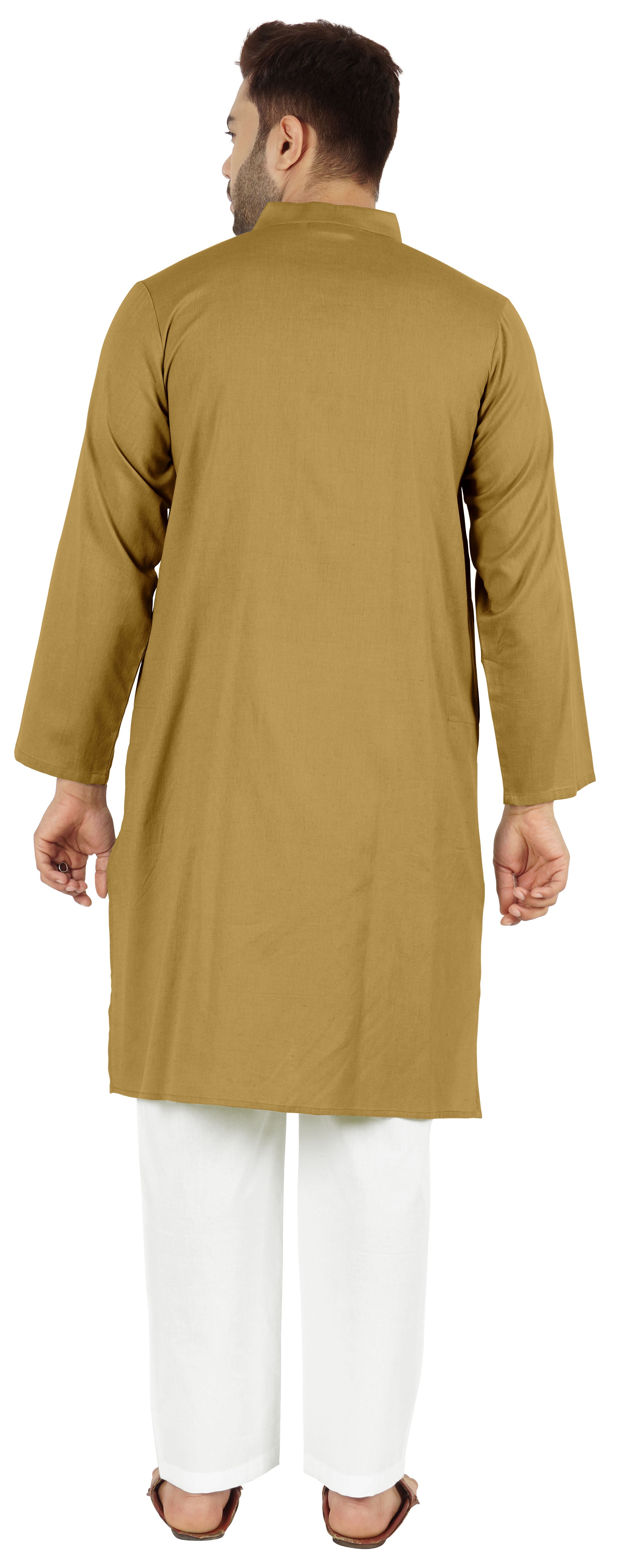 Atasi Herren Kurta-Pyjama-Set Indian Ethnic Punjabi Long Shirt 