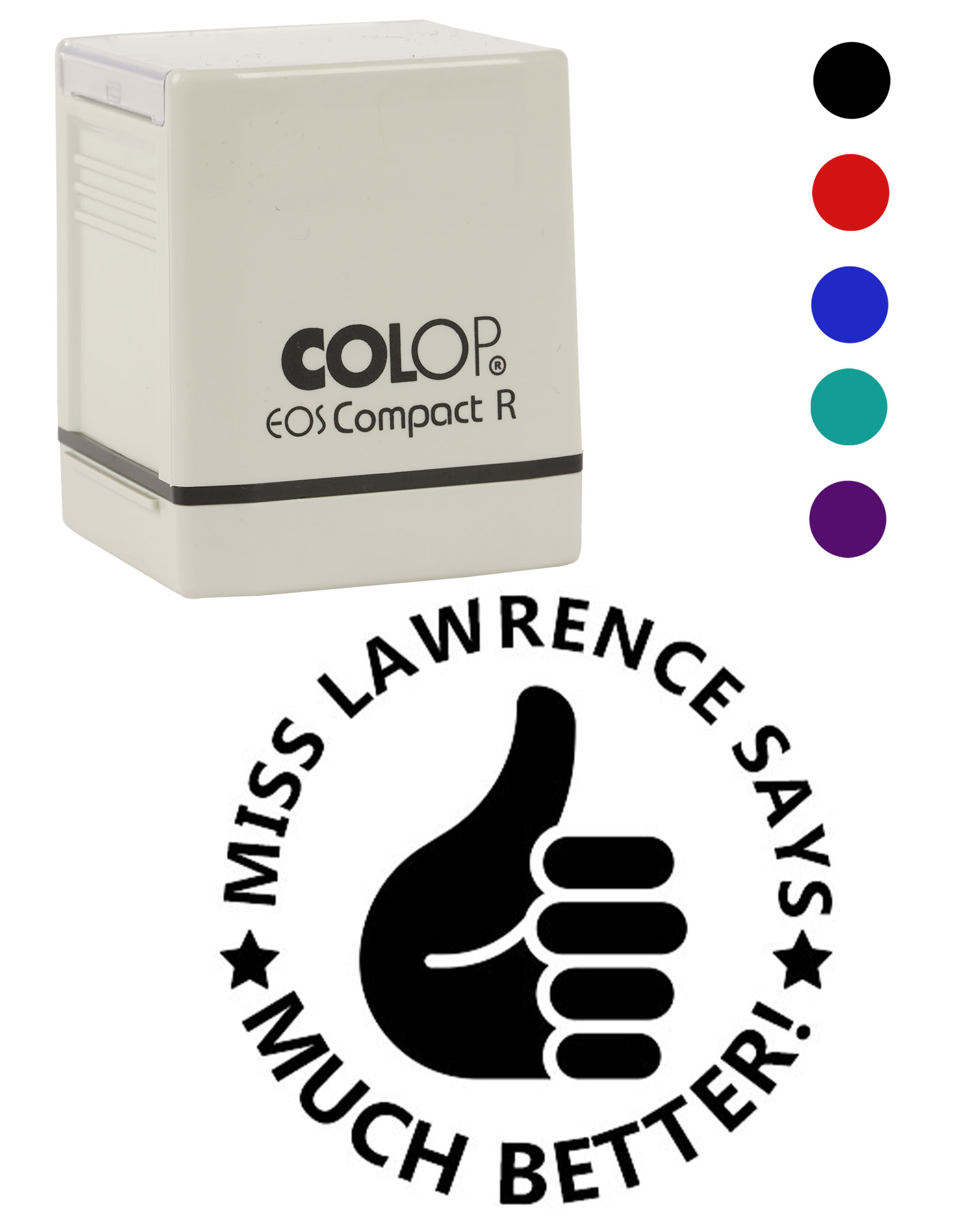 Printtoo Timbre Des Personnalisés Please Make Correction Tampons-aEm 