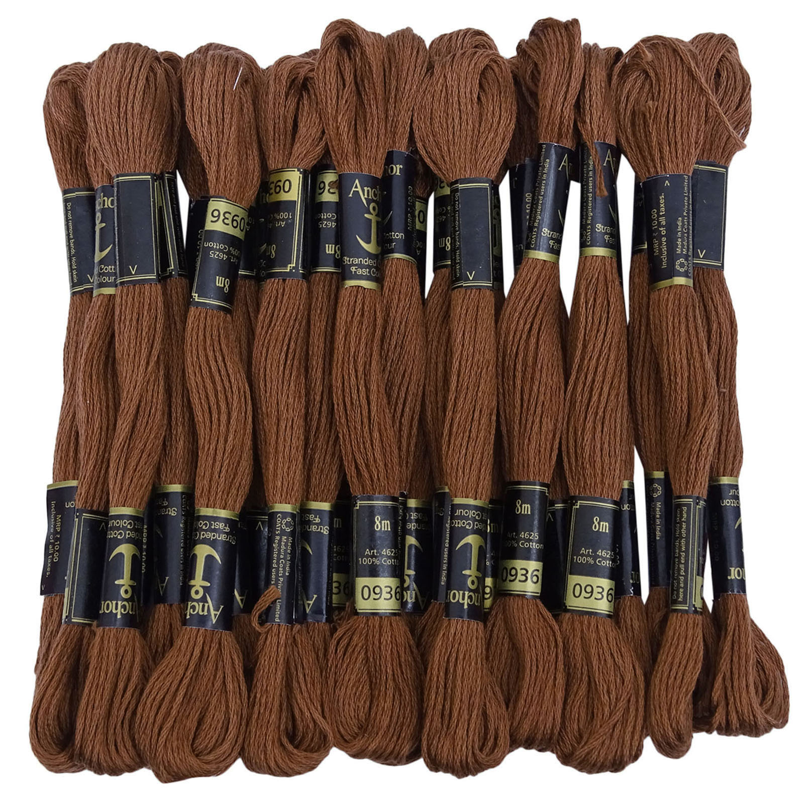 échevettes mix solide & varigated 25 ANCHOR coton perlé cross stitch thread floss