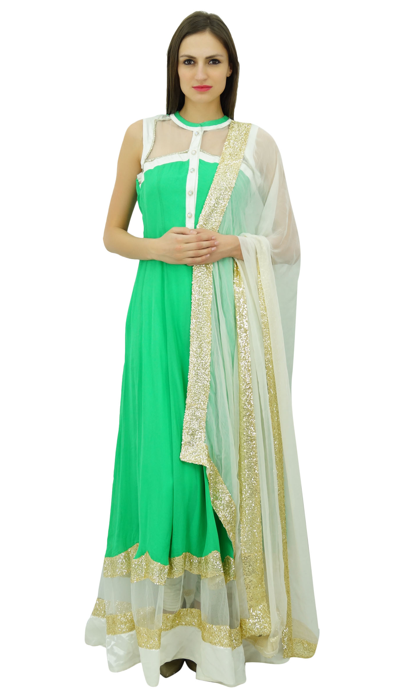 dupatta style with anarkali suit