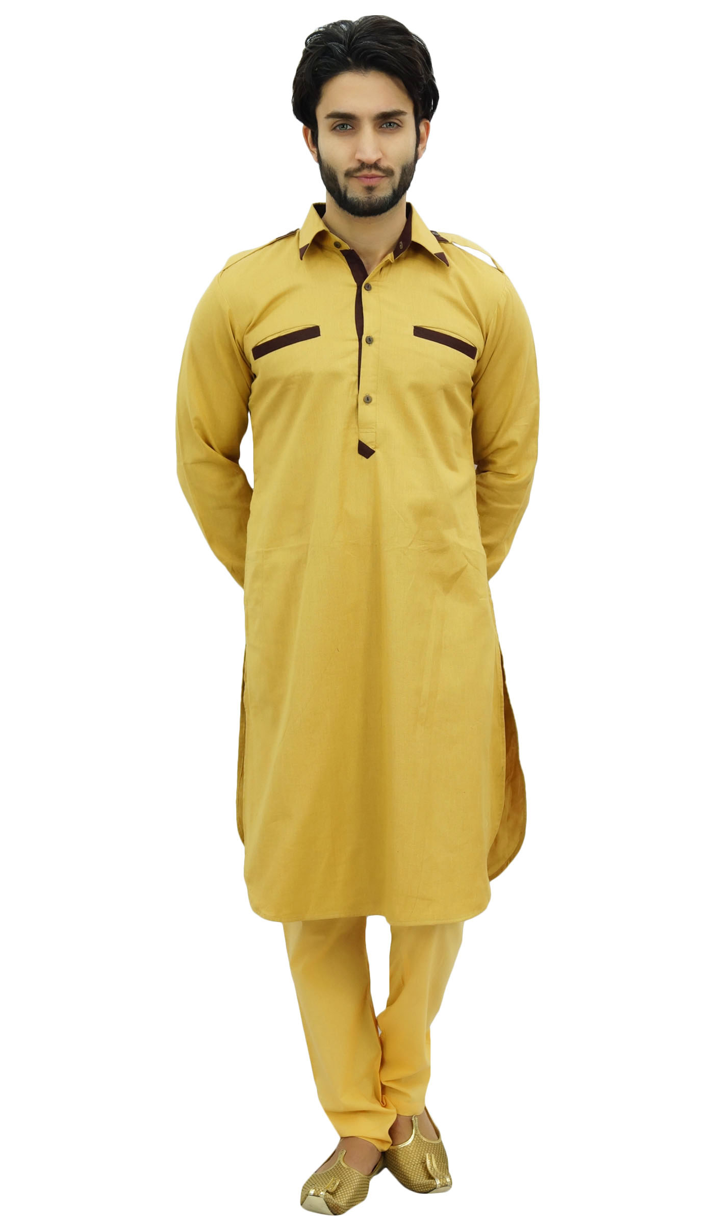 atasi-men-s-pathani-style-punjabi-shirt-ethnic-yellow-long-casual-wfe