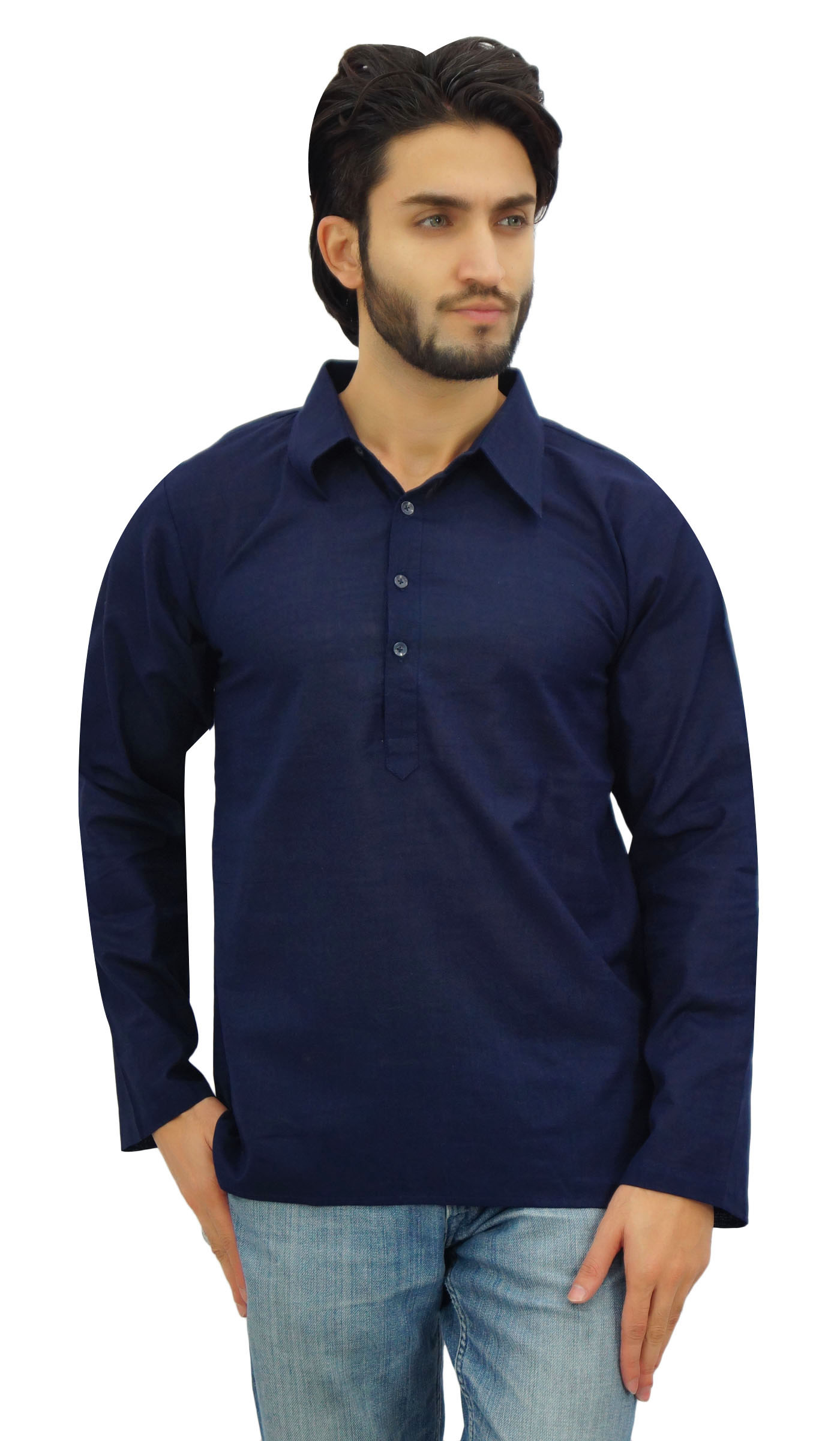 atasi ethnische Herren-blau Kurta-Pyjama-Set bollywood Designer-Hemd