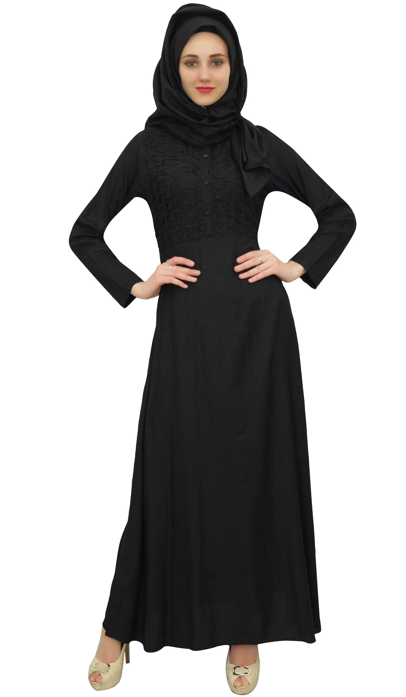 abaya maxi dress