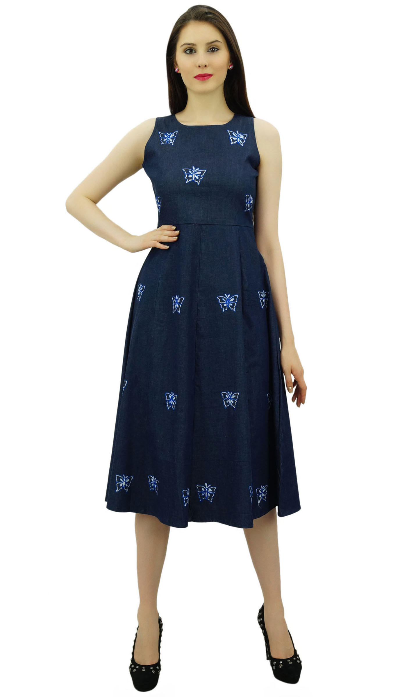 mid length shift dress