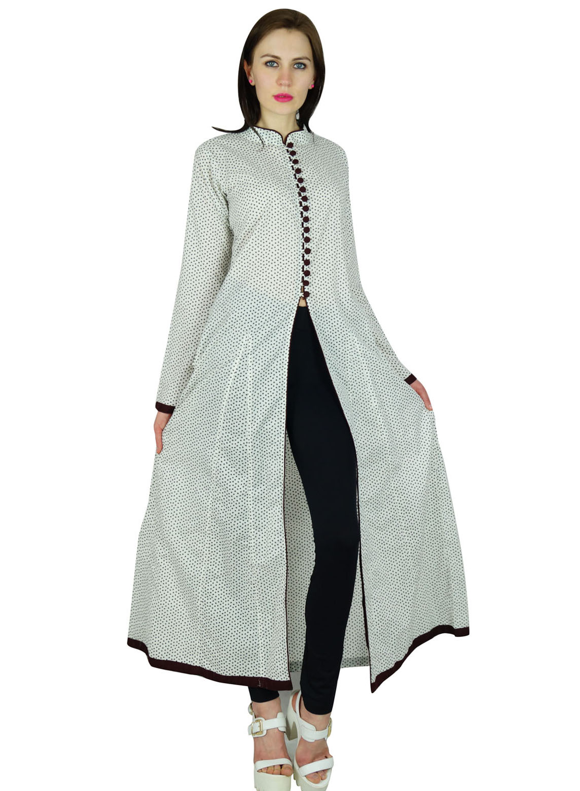 Bimba Women Cotton benutzerdefinierte Kurta Kurti Kurze Hülsen-Sommer-Tunika Long Top Bluse indische Kleidung