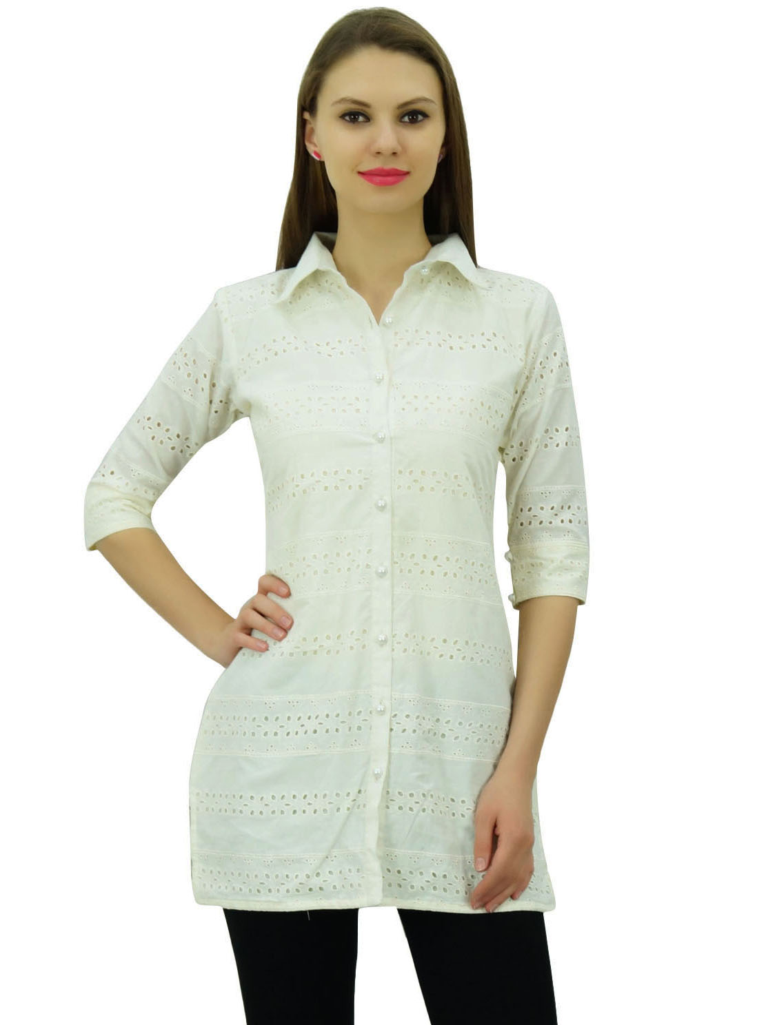 Collar short kurti Clearance