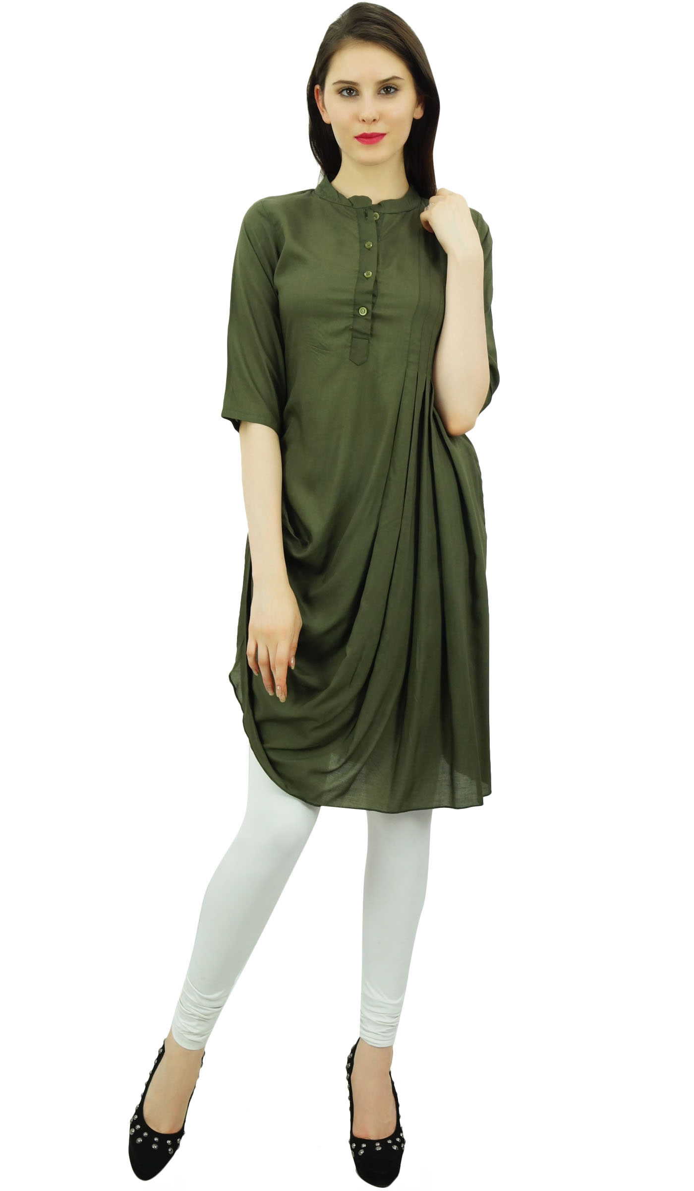 cowl kurti designs