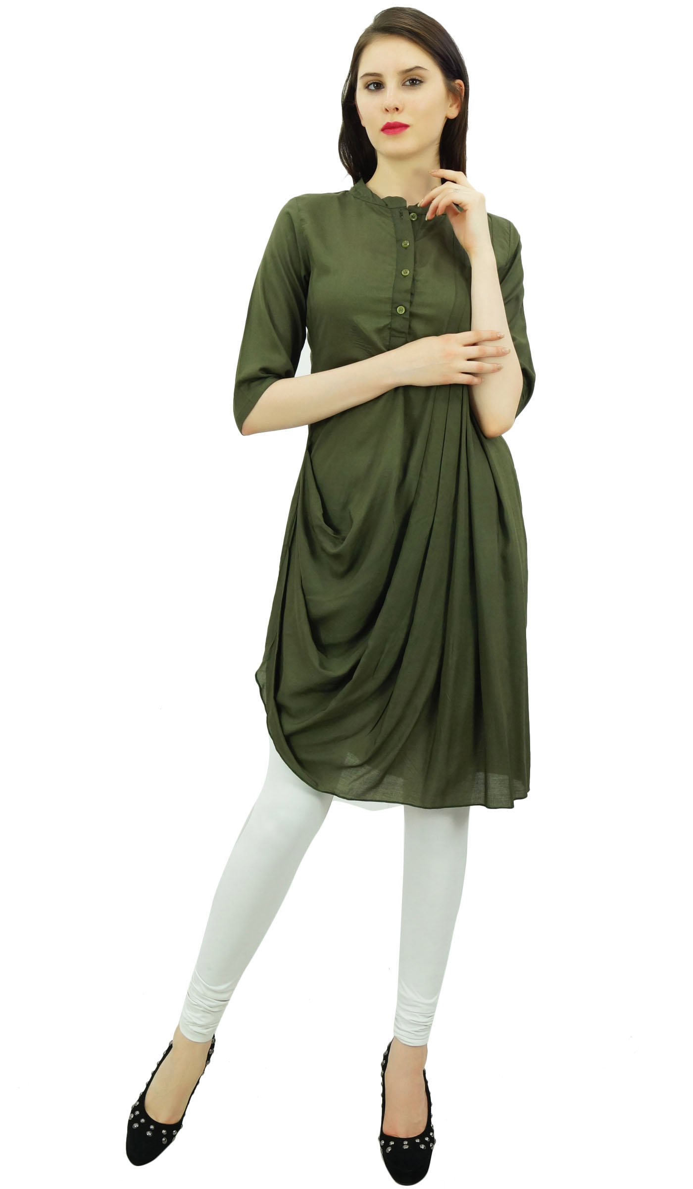 cowl kurti designs