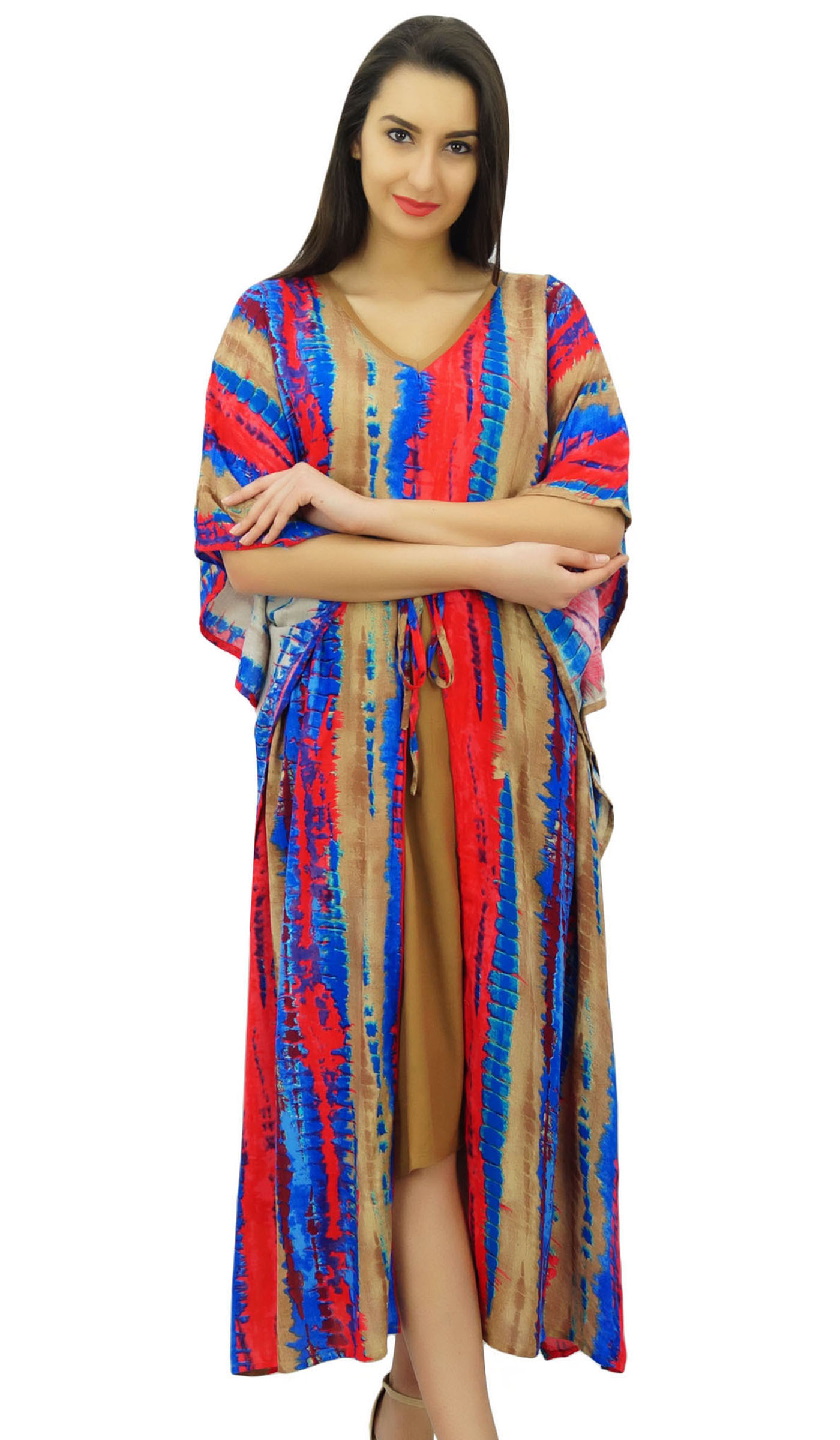 drawstring kaftan
