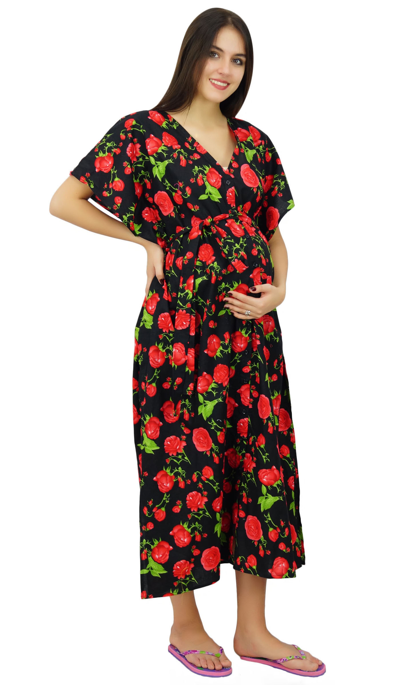 feeding kaftan gown