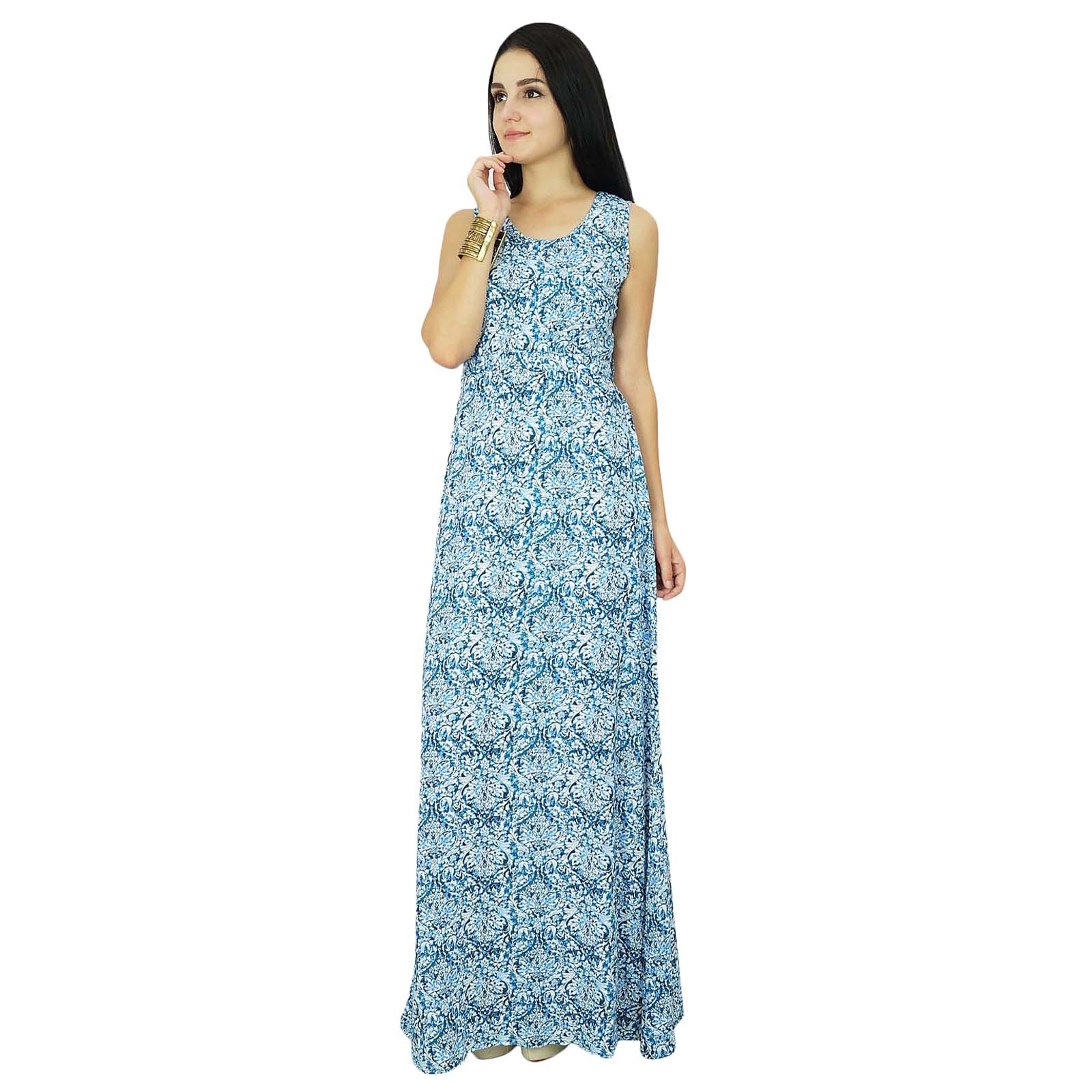 sleeveless rayon summer dresses