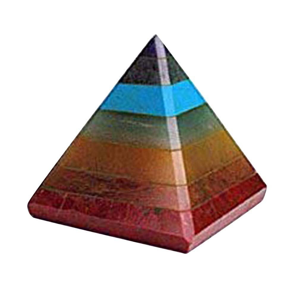 HARMONIZE MINERAL PYRAMID energy generator 7 chakra reiki crystal-wl4 £ ...