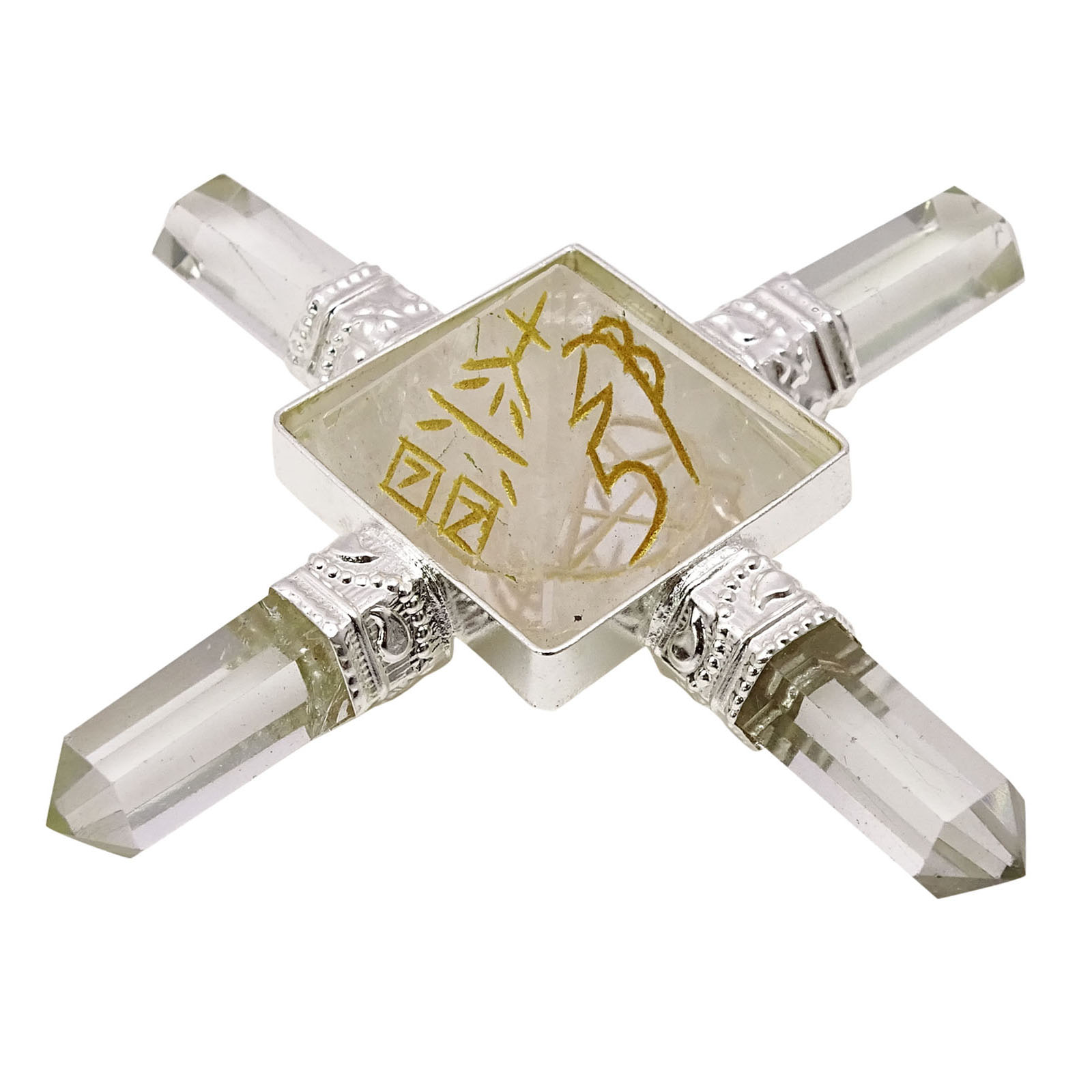 HAMONIZE Eiki Healing Cystal Natual Speahead Handmade