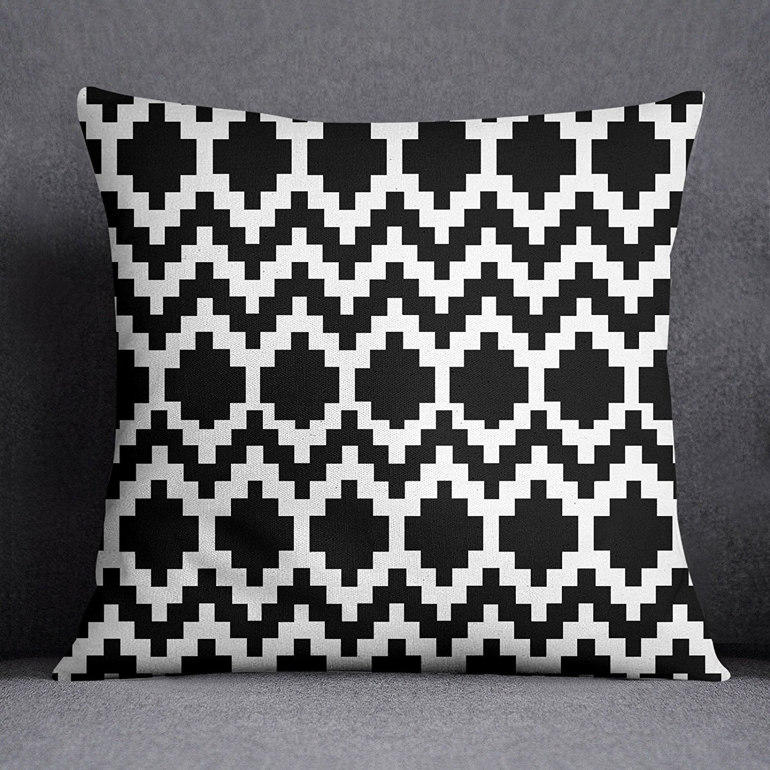 Pb301a Black Faux Leather Skin Soft PU Cushion Cover/Pillow Case*Custom Size* 