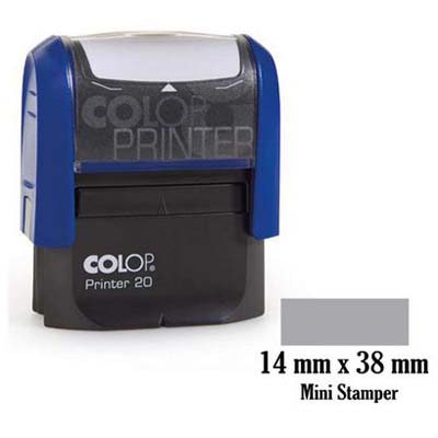 Logo COLOP Stamper-COLP-C10 Self Inking Round Rubber Stamp Custom Monogram