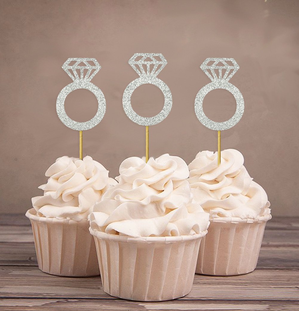 wedding-engagement-ring-cupcake-toppers-party-dessert-decor-pack-of-20