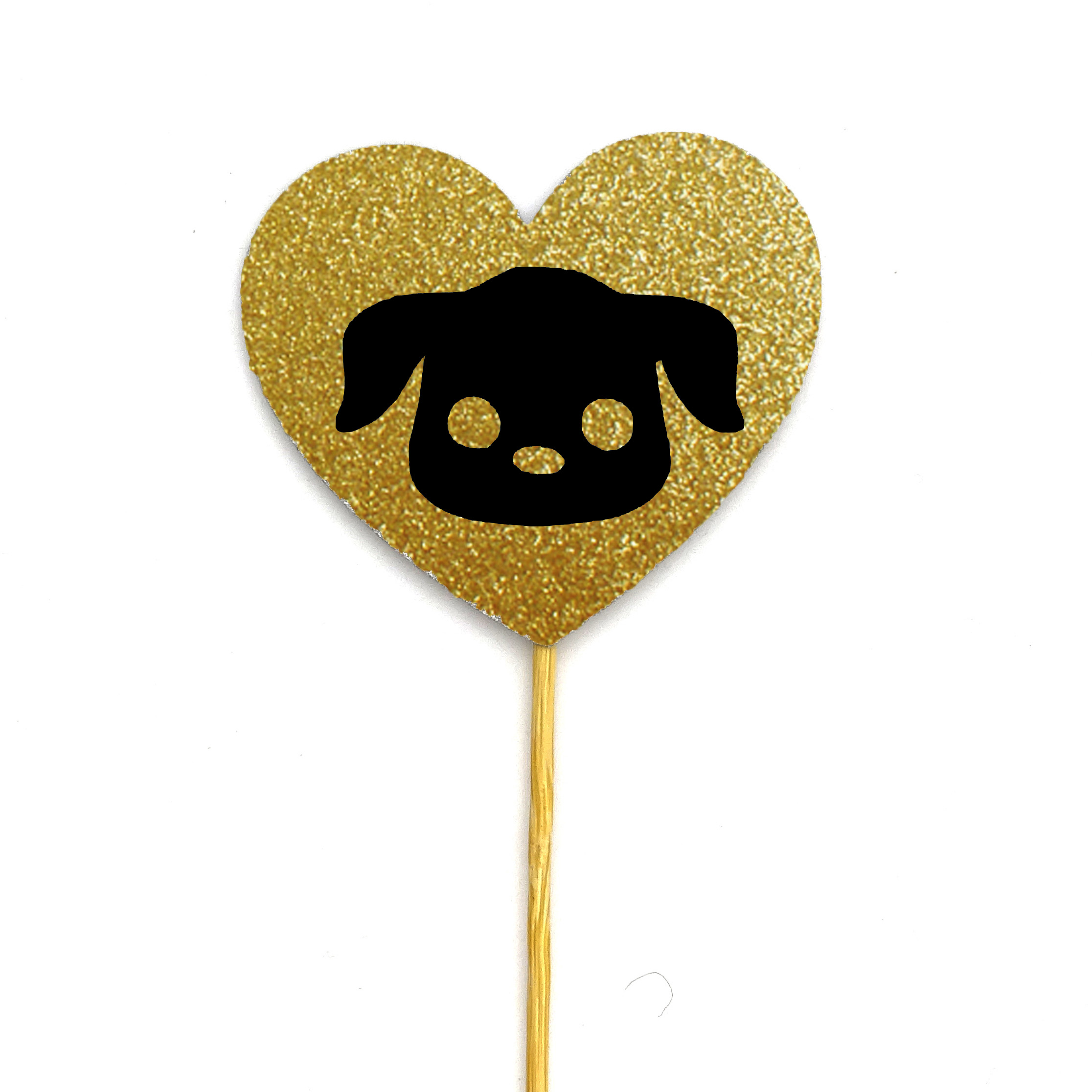 Darling Souvenir Paillette Chien De Coeur Emoji Forme De Petit Gateau Dwa Ebay