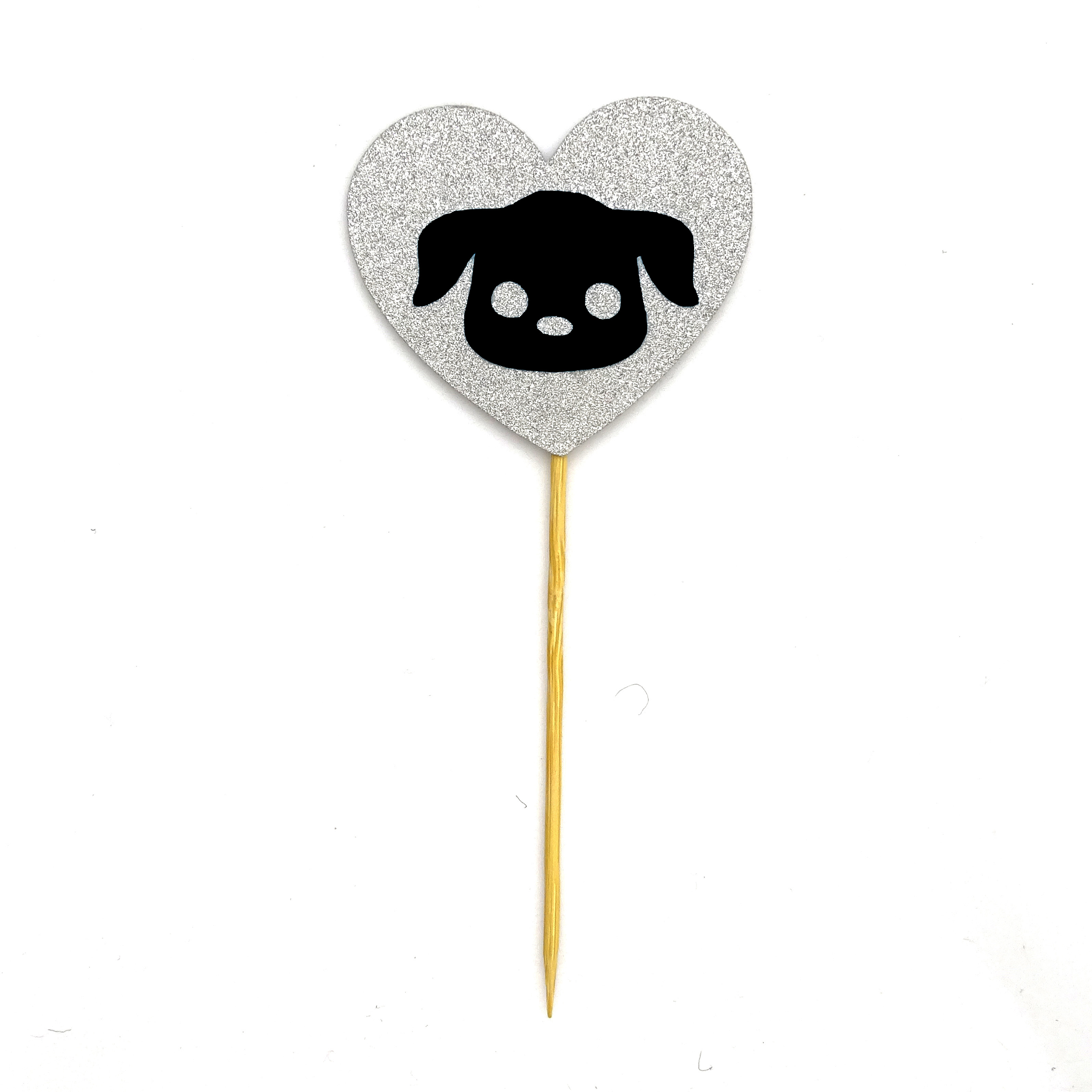 Darling Souvenir Paillette Chien De Coeur Emoji Forme De Petit Gateau Dwa Ebay