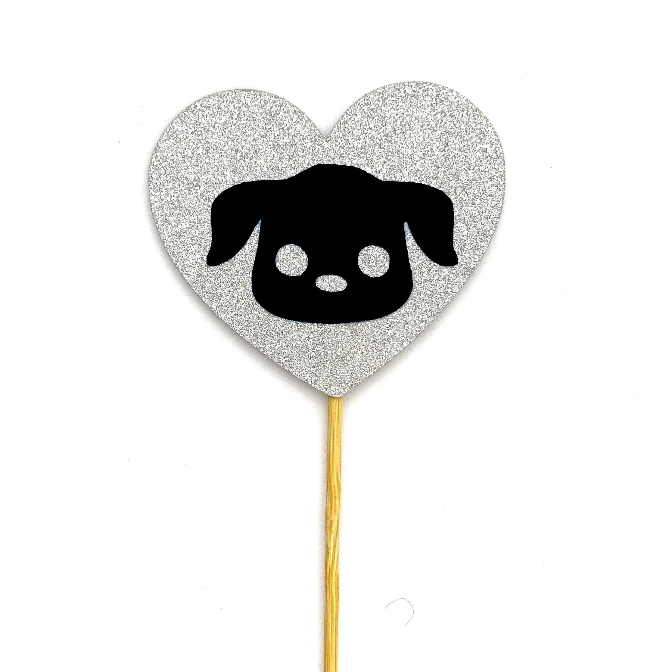 Darling Souvenir Paillette Chien De Coeur Emoji Forme De Petit Gateau Dwa Ebay