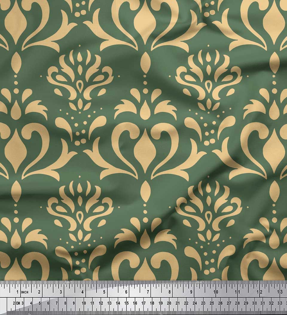 Green round filigree metal 30 mm 2 prints