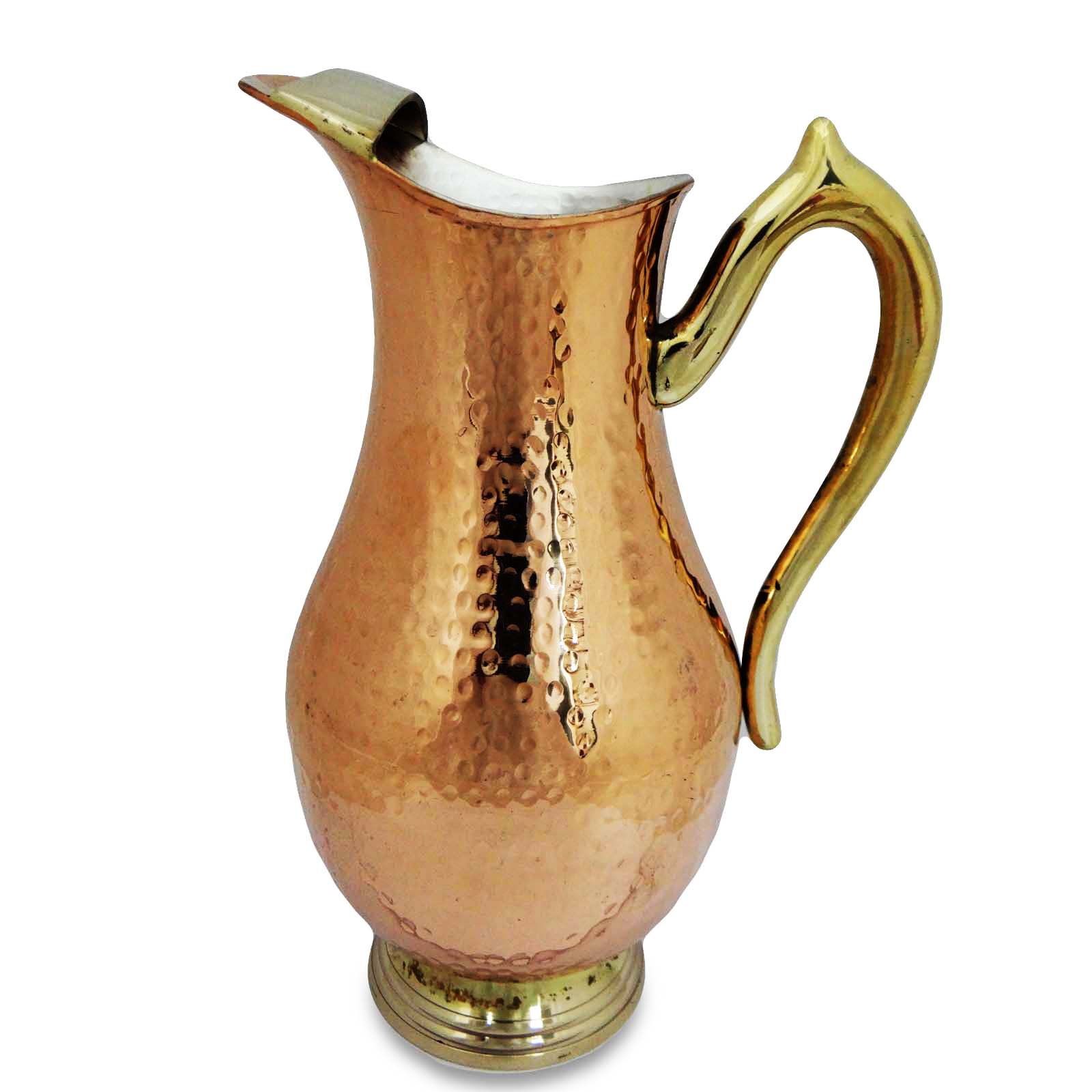 thumbnail 8  - Traditional Indian Copper Jug Kitchenware Serveware Pitcher 2 Litre-NYH