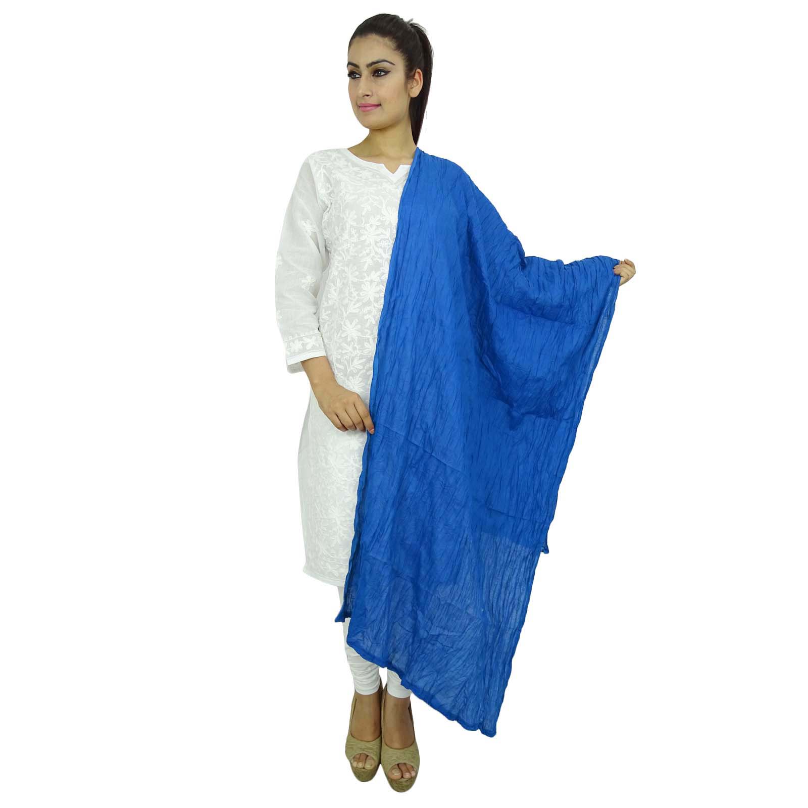 Stole Indian Long Cotton Blend Stole Dupatta Chunni Neck Wrap Scarf Lnd