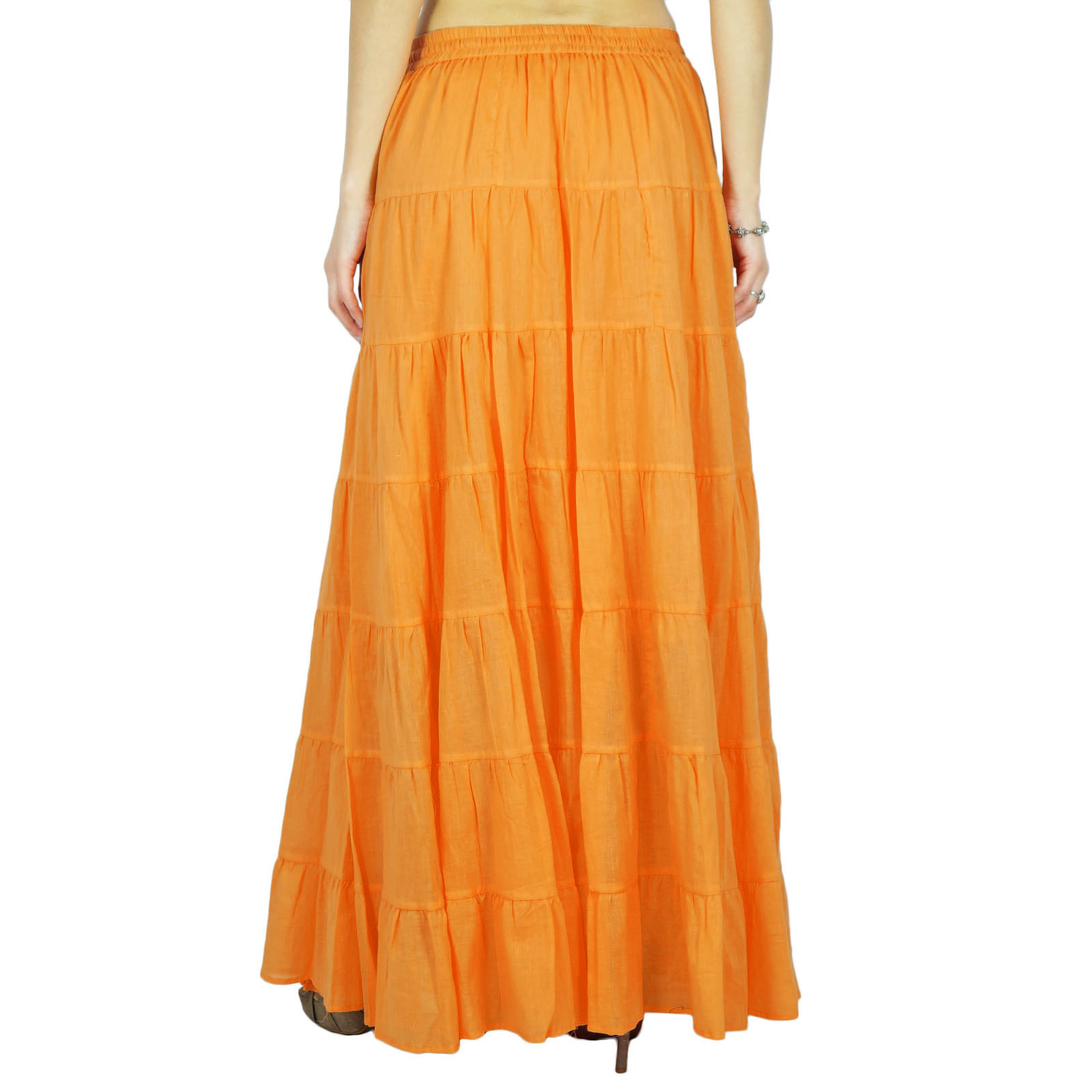 Phagun Womens Long Skirt Bohemian Gypsy Tiered Cotton Maxi Skirt Wtx Ebay 9184