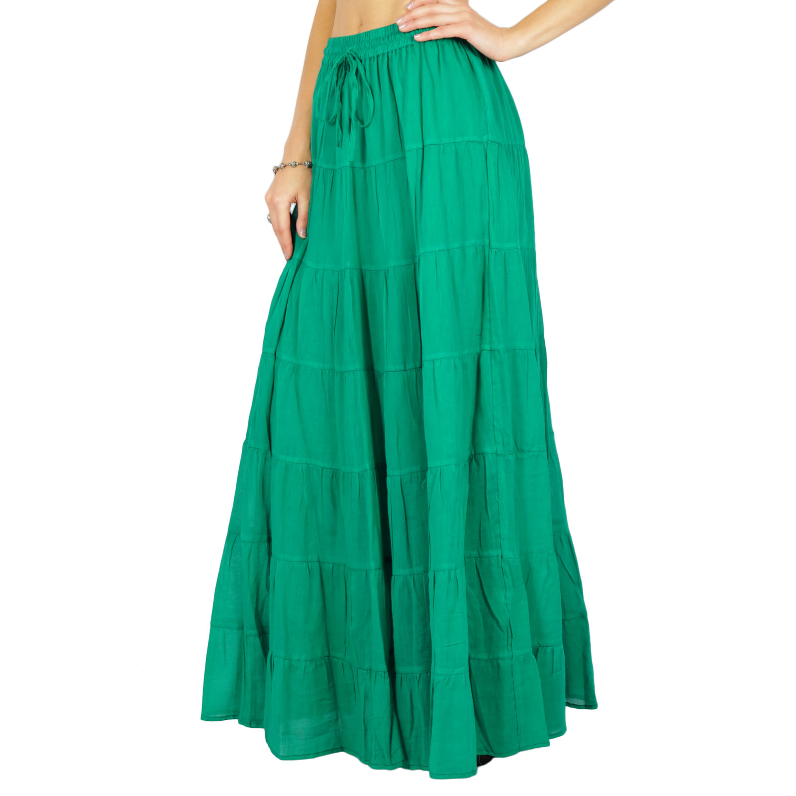 Skirt Long Maxi Skirt Beach Wear Cotton Summer Wear Clothing US-10|EX ...