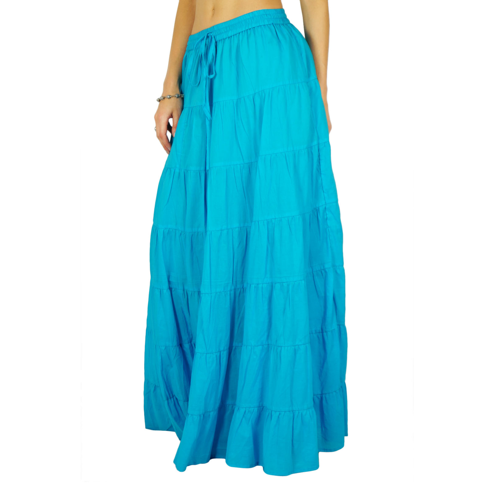 Skirt Long Maxi Skirt Beach Wear Cotton Summer Wear Clothing US-10|EX ...