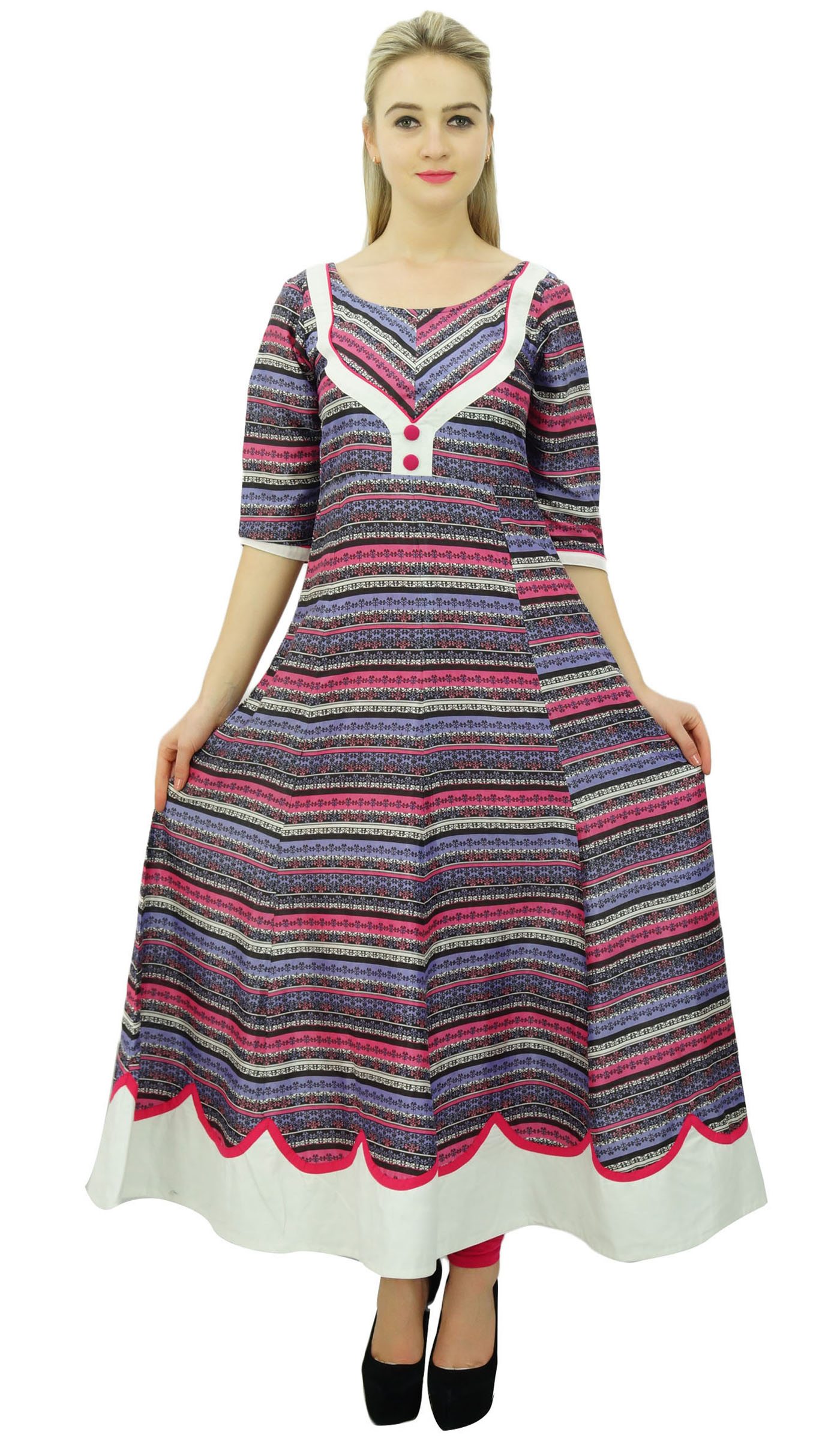 double layer frock kurti