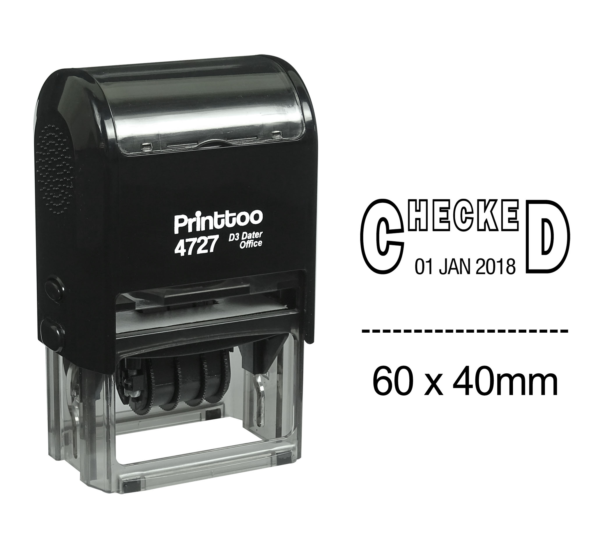 COLOP 40 Self Inking 2 Stamp Office Service Garage Business Personal Signature 