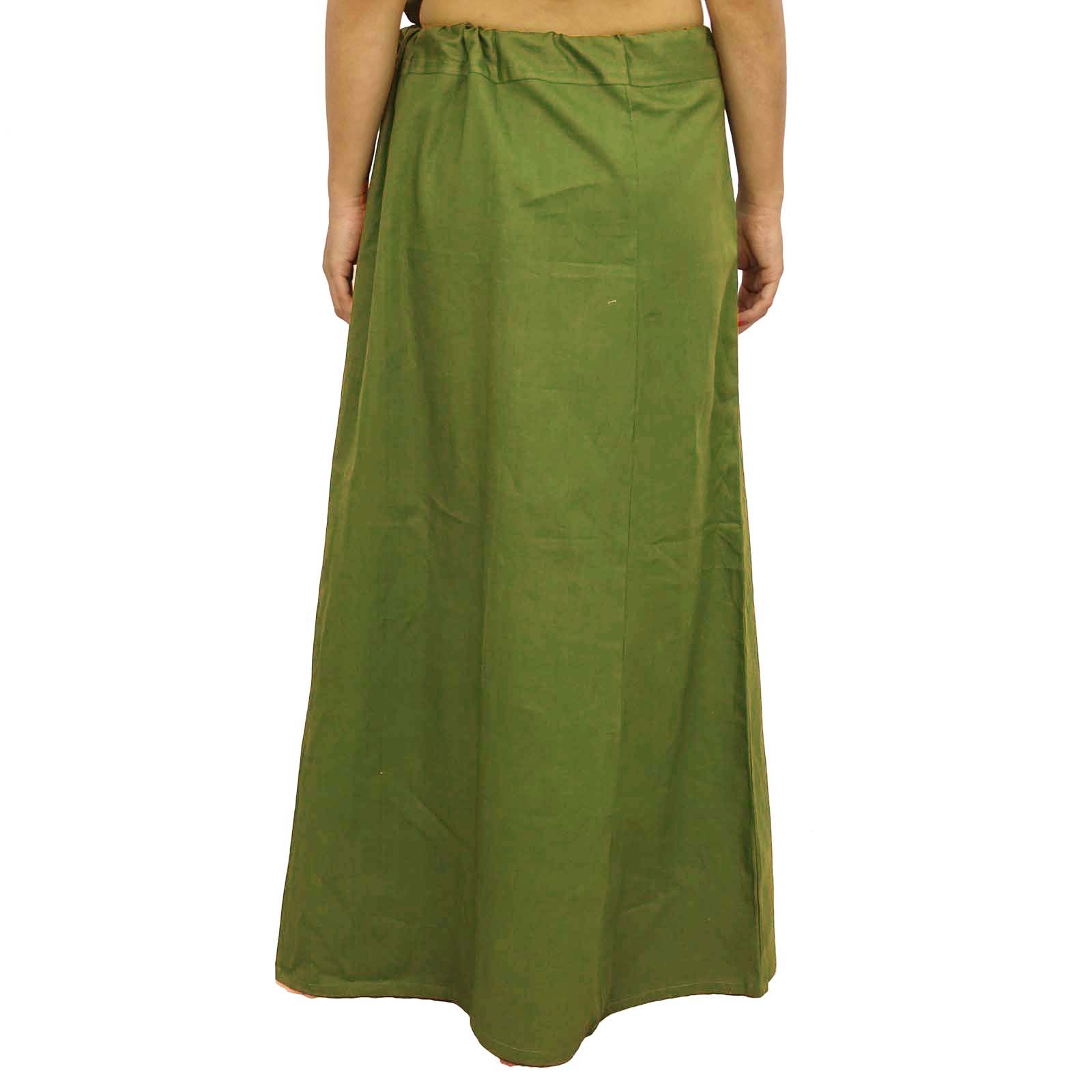 Saree Petticoat Underskirt Cotton Bollywood Indian Lining For Sari-Njd ...