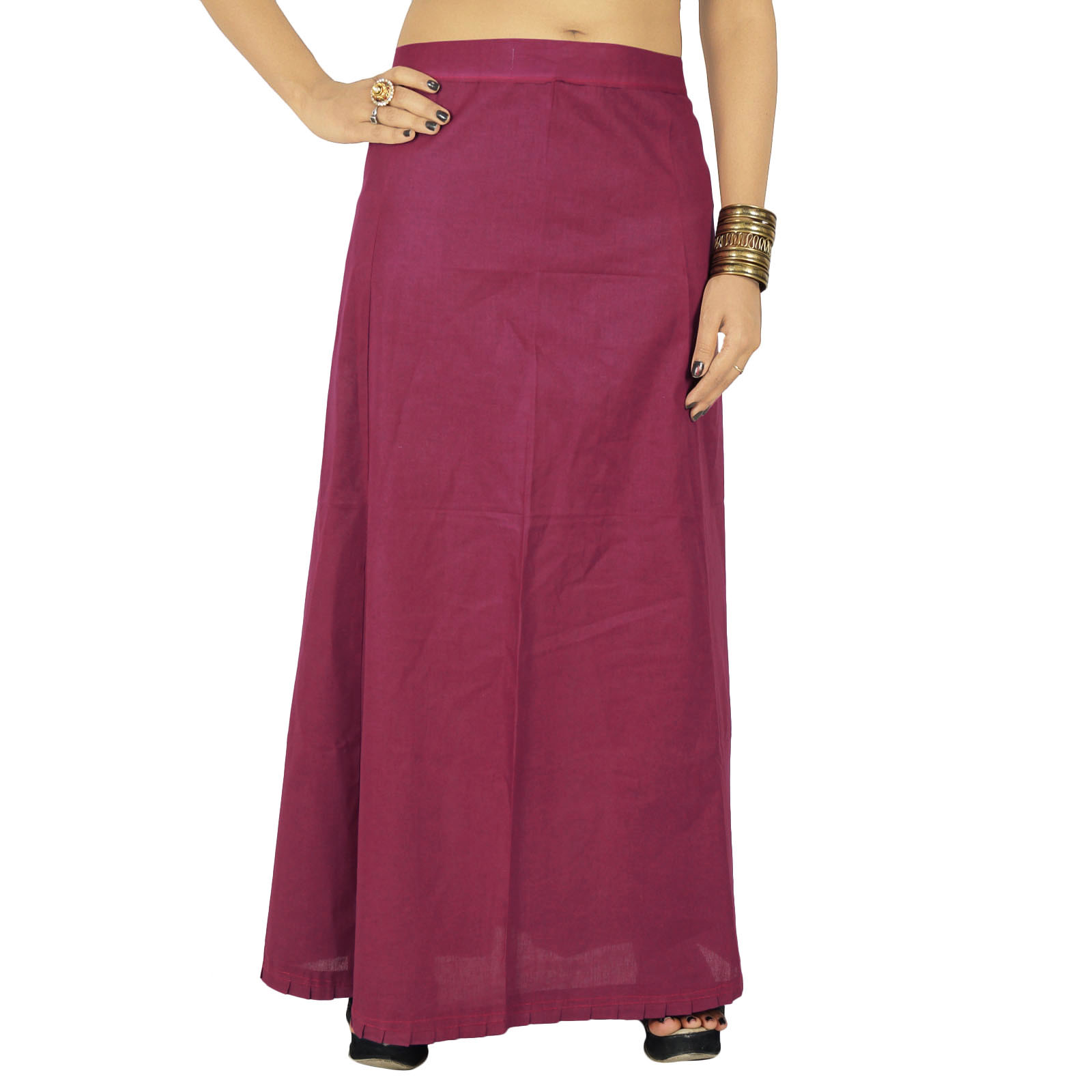Solid Bollywood Cotton Inskirt Stitched Indian Petticoat Lining-pzq | eBay
