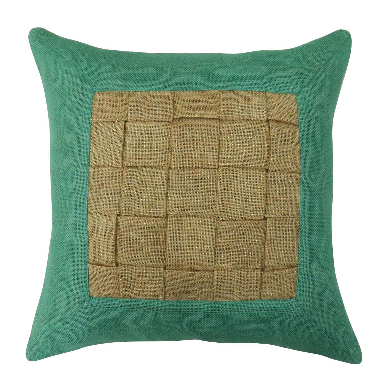 S4Sassy Decor Handcrafted Jute Cushion Cover Rustic Pillow CasePjL eBay