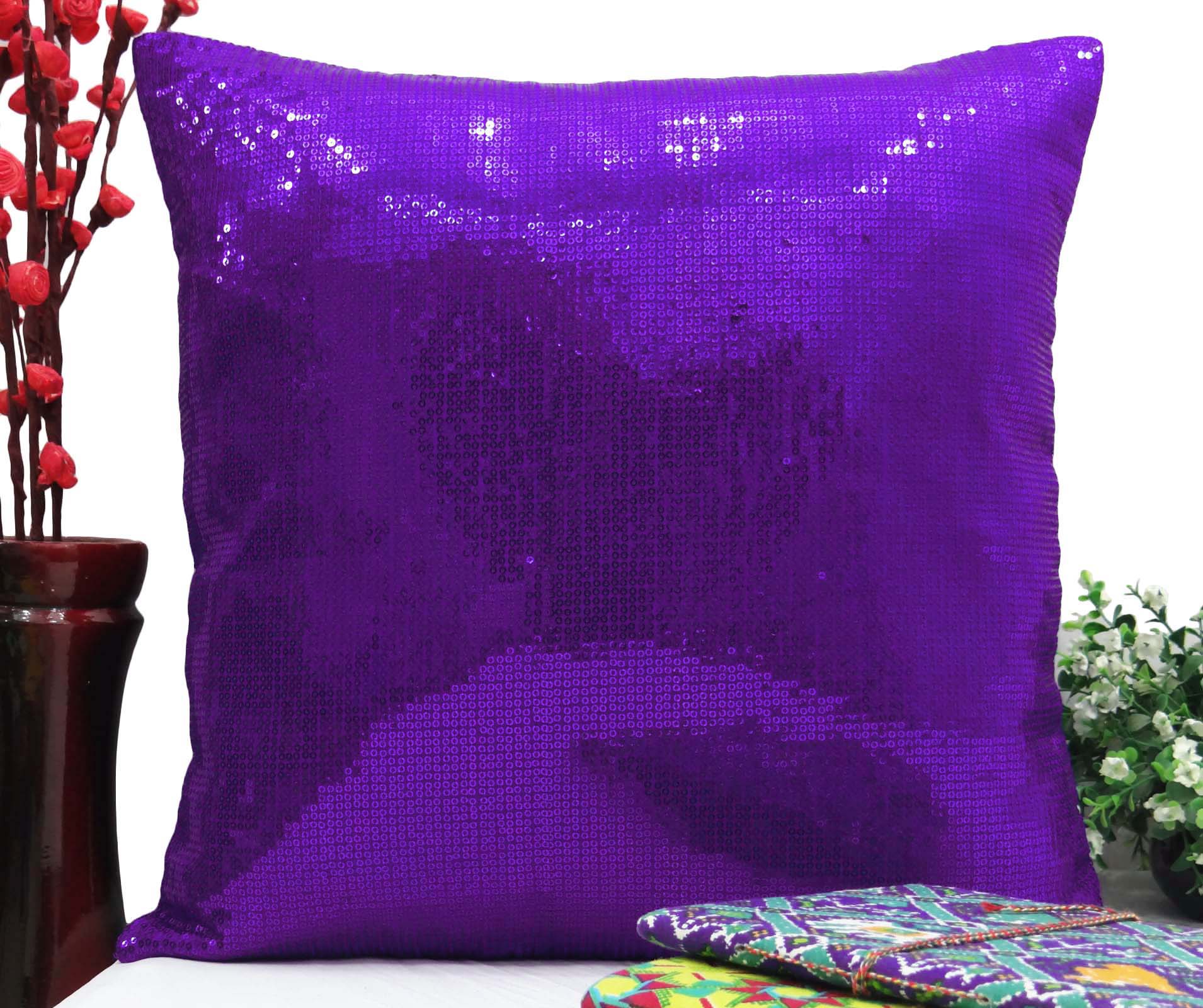 Glitter pillow cover sale