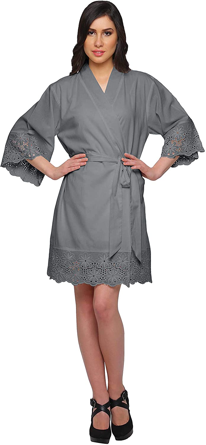 plus size grey dressing gown