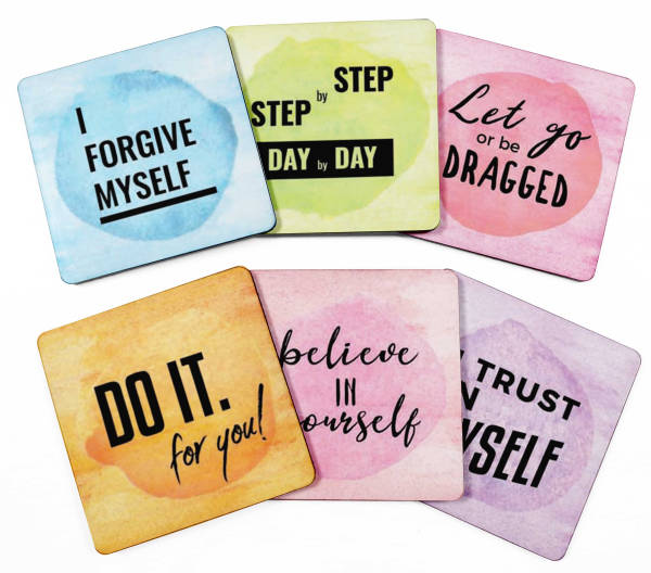 Inspirational & Motivational Quote Personalised Coaster Quote 18 
