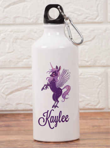 Printtoo Personalized Water Bottle Unicorn Aluminum Bottle-BOT-272A 